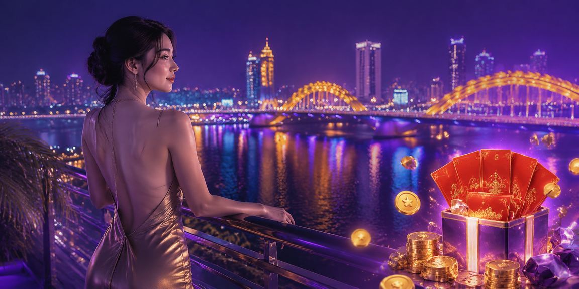 Bao lì xì đỏ và ánh đèn neon Sài Gòn – không khí thưởng Tết và xổ số Việt Nam